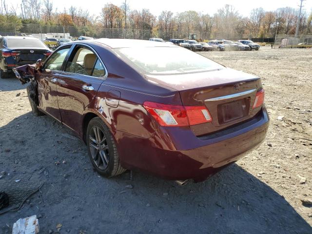 Photo 3 from auction – 2007 LEXUS ES 350 with VIN JTHBJ46GX72123903