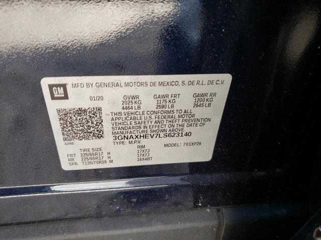 Photo 10 from auction – 2020 CHEVROLET EQUINOX LS with VIN 3GNAXHEV7LS623140