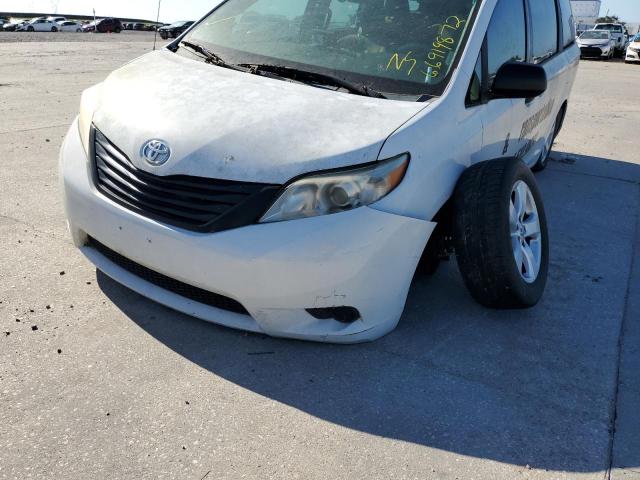 Photo 9 from auction – 2013 TOYOTA SIENNA with VIN 5TDZK3DC1DS316615