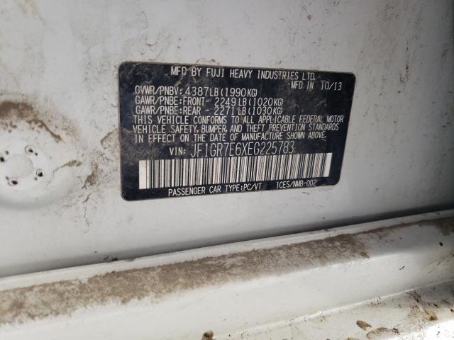 Photo 10 from auction – 2014 SUBARU IMPREZA WR with VIN JF1GR7E6XEG225783
