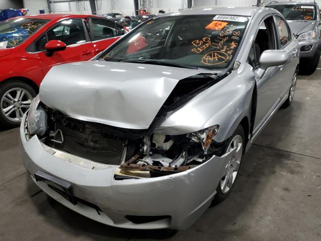 Photo 2 from auction – 2009 HONDA CIVIC LX with VIN 19XFA16519E020293
