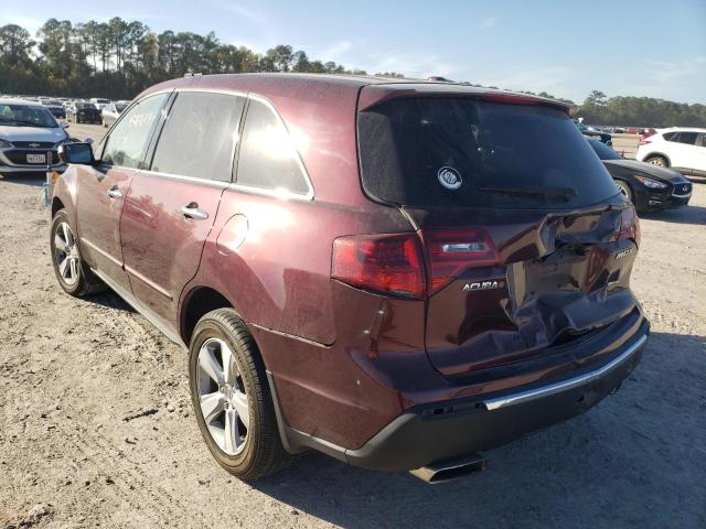 Photo 3 from auction – 2012 ACURA MDX TECHNO with VIN 2HNYD2H36CH536723