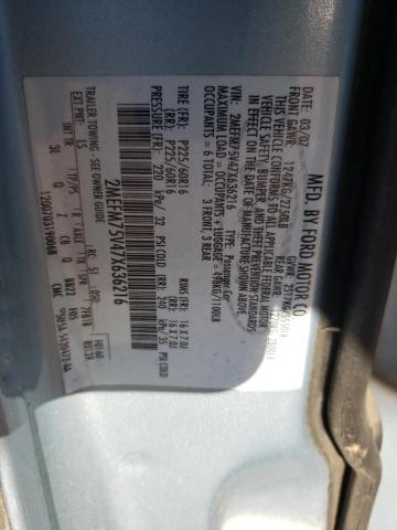 Photo 10 from auction – 2007 MERCURY GRAND MARQ with VIN 2MEFM75V47X636216