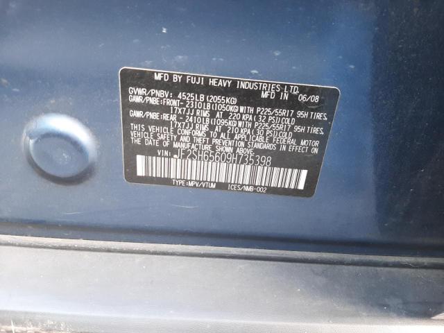 Photo 10 from auction – 2009 SUBARU FORESTER 2 with VIN JF2SH65609H735398