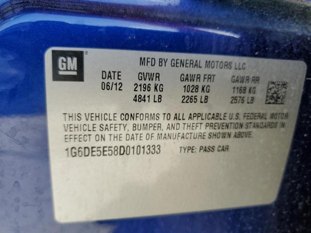 Photo 10 from auction – 2013 CADILLAC CTS LUXURY with VIN 1G6DE5E58D0101333