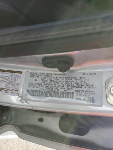 Photo 10 from auction – 2005 TOYOTA 4RUNNER SR with VIN JTEBU14R558044172