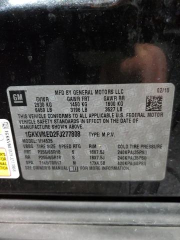 Photo 10 from auction – 2015 GMC ACADIA SLE with VIN 1GKKVNED2FJ277808