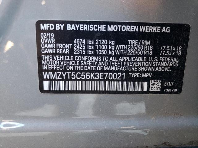 Photo 10 from auction – 2019 MINI COOPER S C with VIN WMZYT5C56K3E70021