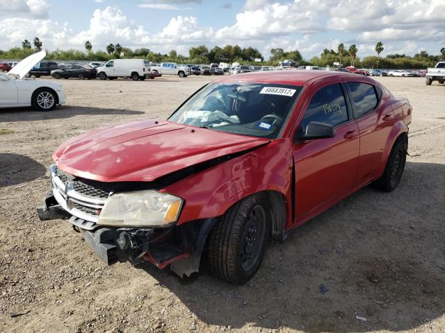 Photo 2 from auction – 2013 DODGE AVENGER SE with VIN 1C3CDZABXDN650523