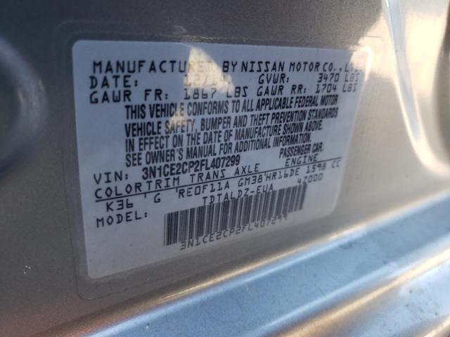 Photo 10 from auction – 2015 NISSAN VERSA NOTE with VIN 3N1CE2CP2FL407299