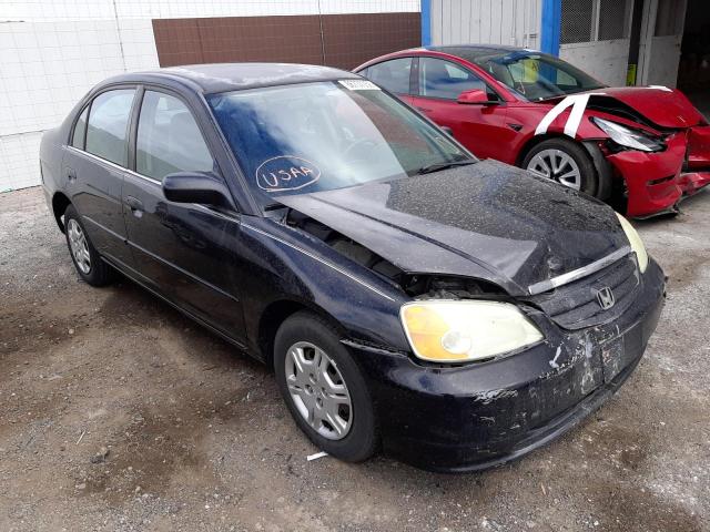 HONDA CIVIC LX 2001 with VIN 2HGES16551H619975 - Photo from auction