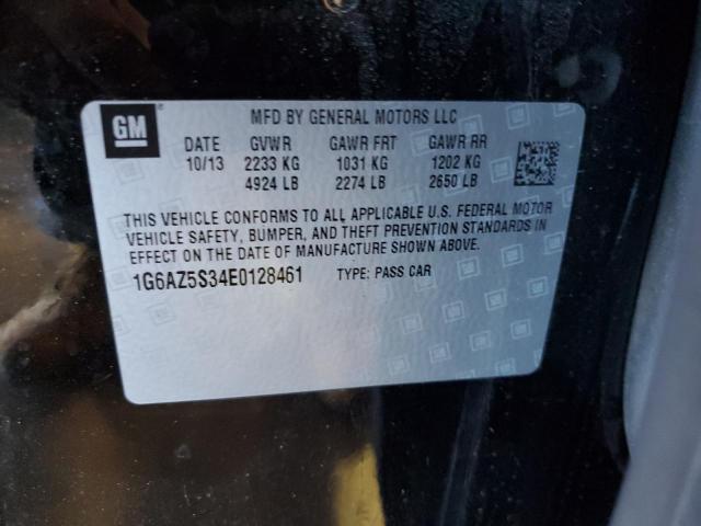 Photo 10 from auction – 2014 CADILLAC CTS PREMIU with VIN 1G6AZ5S34E0128461