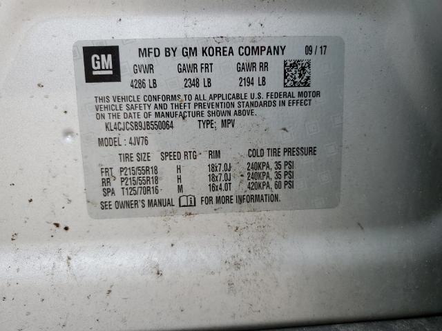 Photo 10 from auction – 2018 BUICK ENCORE ESS with VIN KL4CJCSB9JB550064