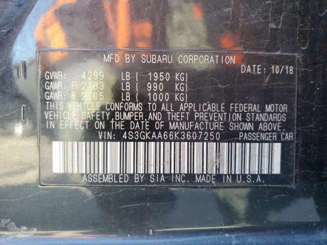 Photo 10 from auction – 2019 SUBARU IMPREZA with VIN 4S3GKAA66K3607250