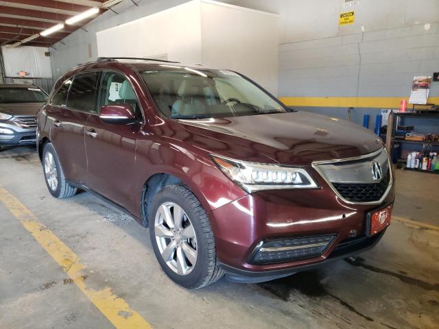 ACURA MDX ADVANC 2014 with VIN 5FRYD4H84EB046964 - Photo from auction
