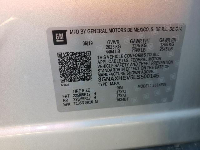 Photo 10 from auction – 2020 CHEVROLET EQUINOX LS with VIN 3GNAXHEV5LS500145