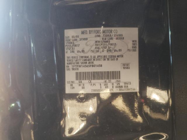 Photo 10 from auction – 2005 FORD F150 SUPER with VIN 1FTPW14565FB01458