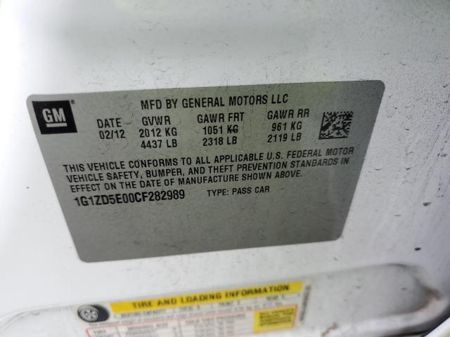 Photo 10 from auction – 2012 CHEVROLET MALIBU 2LT with VIN 1G1ZD5E00CF282989