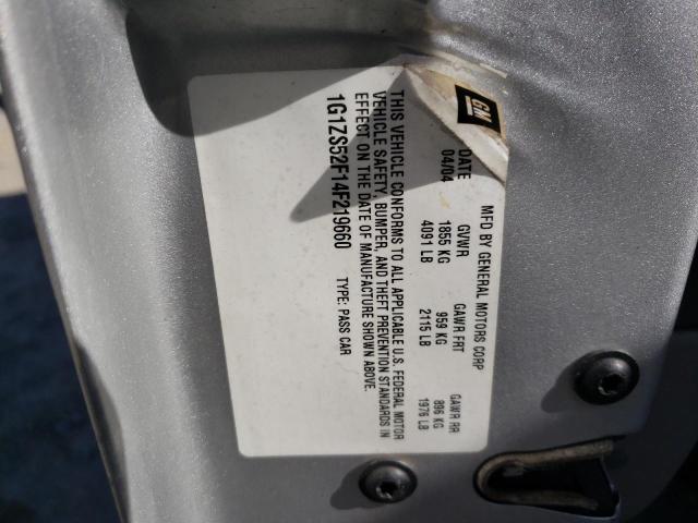 Photo 10 from auction – 2004 CHEVROLET MALIBU with VIN 1G1ZS52F14F219660