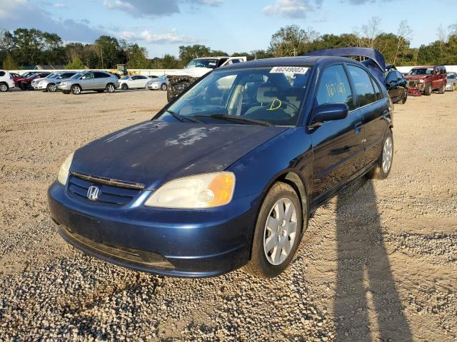 Photo 2 from auction – 2001 HONDA CIVIC with VIN 2HGES26761H535140