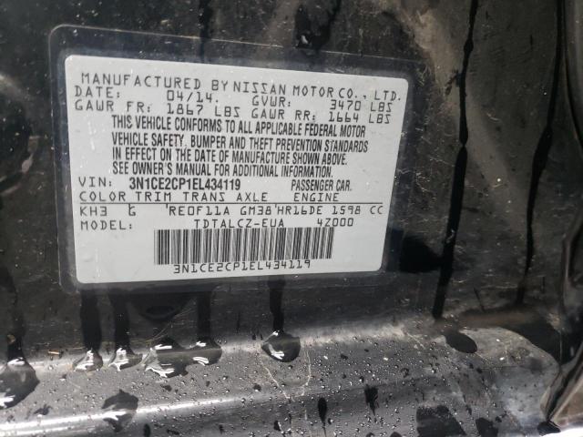 Photo 10 from auction – 2014 NISSAN VERSA NOTE with VIN 3N1CE2CP1EL434119