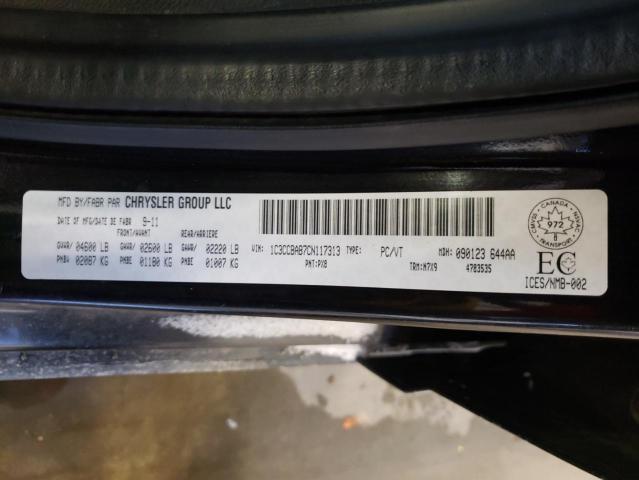 Photo 10 from auction – 2012 CHRYSLER 200 LX with VIN 1C3CCBAB7CN117313