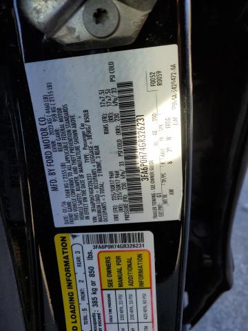 Photo 10 from auction – 2016 FORD FUSION SE with VIN 3FA6P0H74GR326231