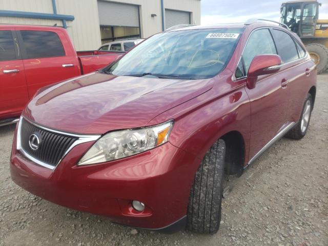 Photo 2 from auction – 2010 LEXUS RX 350 with VIN 2T2BK1BA2AC066678
