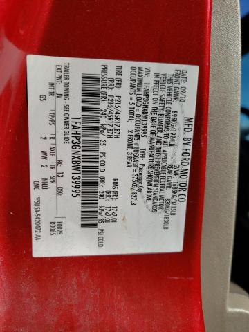 Photo 10 from auction – 2011 FORD FOCUS SES with VIN 1FAHP3GNXBW139995
