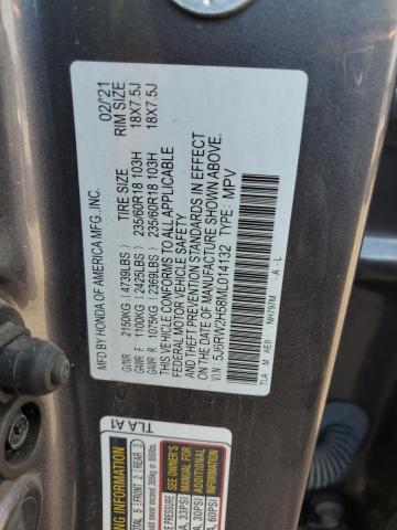 Photo 10 from auction – 2021 HONDA CR-V EX with VIN 5J6RW2H58ML014132