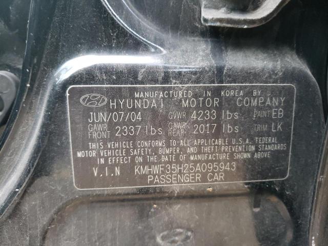 Photo 10 from auction – 2005 HYUNDAI SONATA GLS with VIN KMHWF35H25A095943