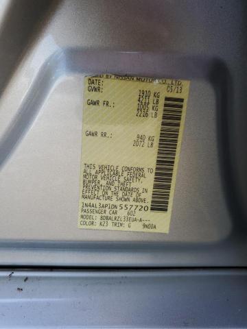 Photo 10 from auction – 2013 NISSAN ALTIMA 2.5 with VIN 1N4AL3AP1DN557720