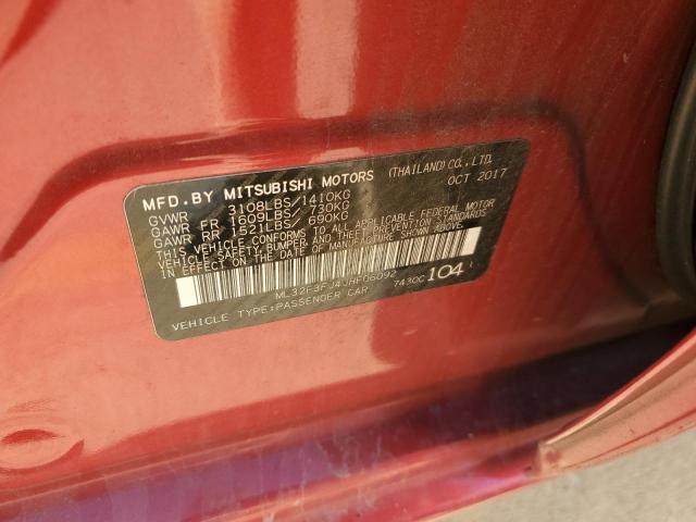 Photo 10 from auction – 2018 MITSUBISHI MIRAGE G4 with VIN ML32F3FJ4JHF06092