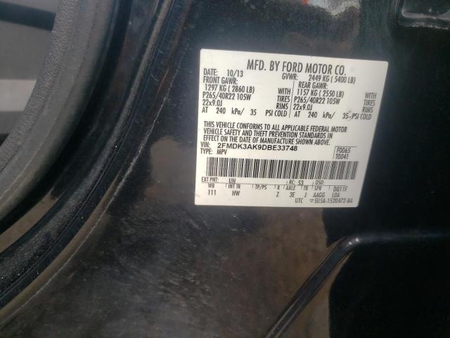 Photo 10 from auction – 2013 FORD EDGE SPORT with VIN 2FMDK3AK9DBE33748