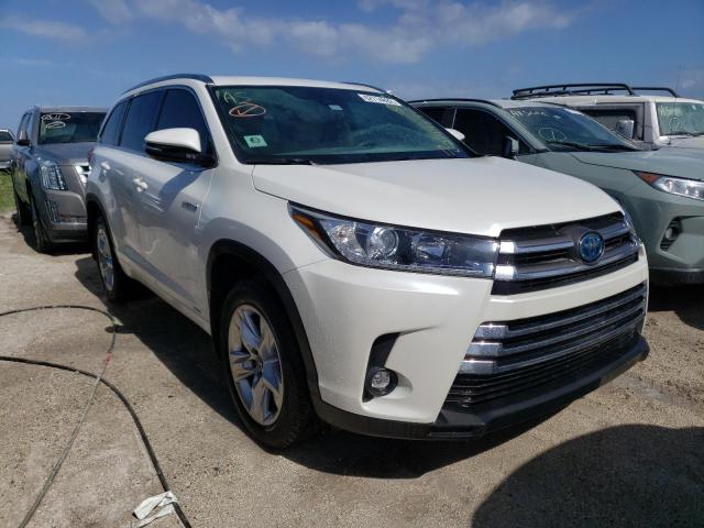 TOYOTA HIGHLANDER 2019 with VIN 5TDDGRFH1KS061355 - Photo from auction