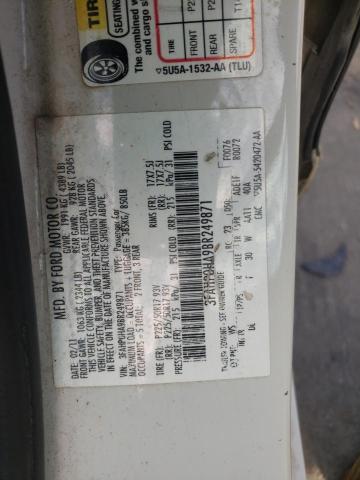 Photo 10 from auction – 2011 FORD FUSION SE with VIN 3FAHP0HA9BR249871