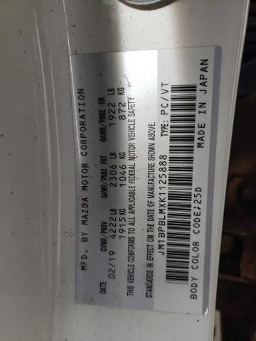 صورة رقم 10 من المزاد - 2019 MAZDA 3 PREFERRE مع VIN JM1BPBLMXK1125888