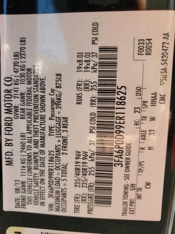 Photo 10 from auction – 2014 FORD FUSION TIT with VIN 3FA6P0D99ER118625