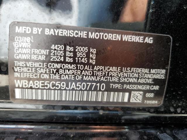 Photo 10 from auction – 2018 BMW 328 D with VIN WBA8E5C59JA507710