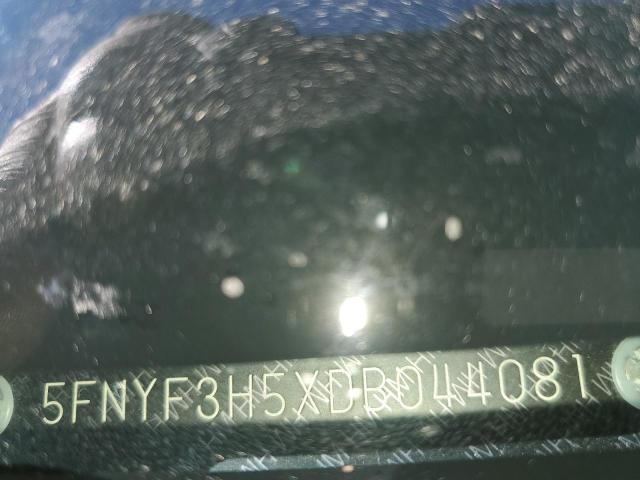 Photo 10 from auction – 2013 HONDA PILOT EXL with VIN 5FNYF3H5XDB044081