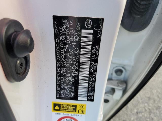 Photo 10 from auction – 2014 LEXUS ES 350 with VIN JTHBK1GG4E2127467