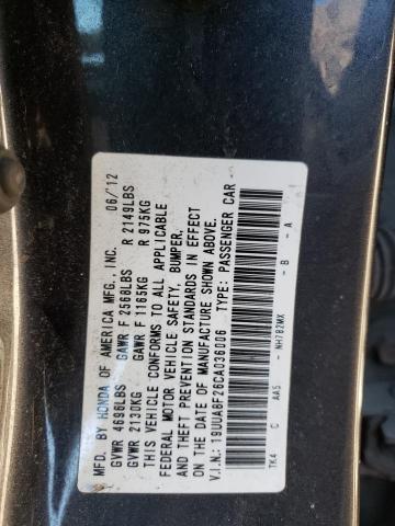 Photo 10 from auction – 2012 ACURA TL with VIN 19UUA8F26CA036006