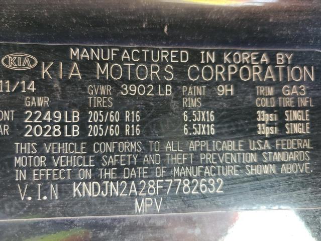 Photo 10 from auction – 2015 KIA SOUL with VIN KNDJN2A28F7782632