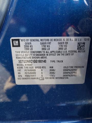 Photo 10 from auction – 2016 GMC SIERRA K15 with VIN 3GTU2NEC1GG180140