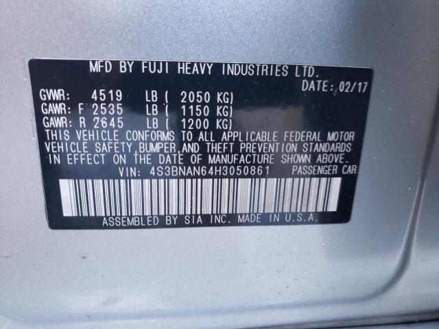 Photo 10 from auction – 2017 SUBARU LEGACY 2.5 with VIN 4S3BNAN64H3050861