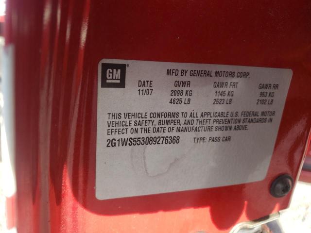 Photo 10 from auction – 2008 CHEVROLET IMPALA POL with VIN 2G1WS553089276368