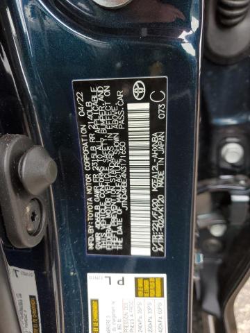 Photo 10 from auction – 2022 TOYOTA COROLLA SE with VIN JTND4MBE4N3171650