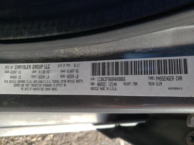Photo 10 from auction – 2011 CHRYSLER 200 LIMITE with VIN 1C3BC2FB6BN609866