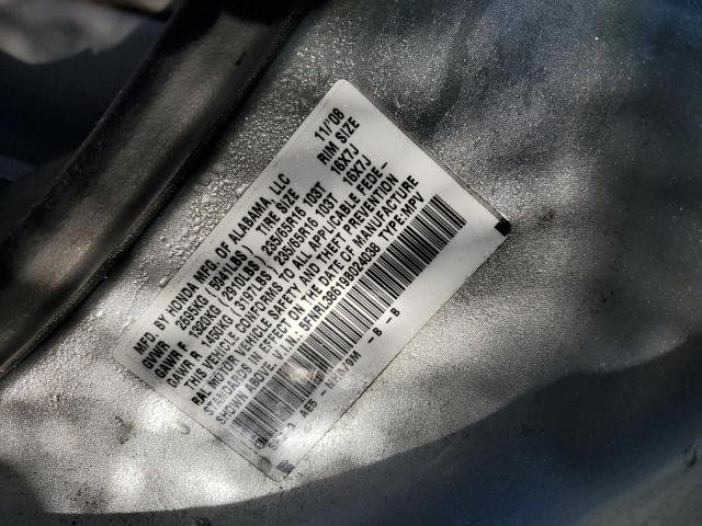 Photo 10 from auction – 2009 HONDA ODYSSEY EX with VIN 5FNRL38619B024038