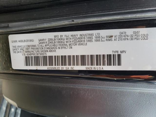 Photo 10 from auction – 2008 SUBARU OUTBACK with VIN 4S4BP60C387300275